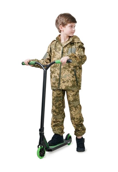 Костюм камуфляжный детский ARMY KIDS ПИЛОТ для мальчиков с капюшоном камуфляж пиксель 116-122 21-247 фото