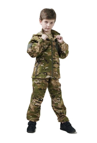 Костюм камуфляжный детский ARMY KIDS PILOT для мальчиков с капюшоном камуфляж МУЛЬТИКАМ 116-122 21-245 фото