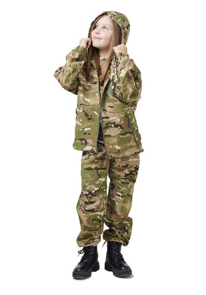 Костюм камуфляжный детский ARMY KIDS PILOT для мальчиков с капюшоном камуфляж МУЛЬТИКАМ 116-122 21-245 фото