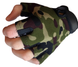 Дитячі тактичні рукавички безпалі колір камуфляж 511 фото 3