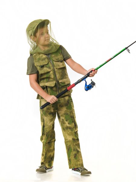 Жилет тактический детский Сталкер камуфляж A-TACS рост 152 см. 15-510 фото