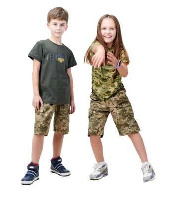 Детские камуфляжные шорты ARMY KIDS RANGER камуфляж Пиксель 23-617-0 фото