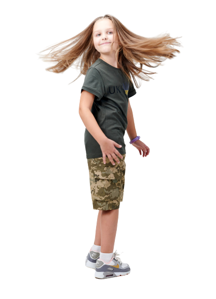 Дитячі камуфляжні шорти ARMY KIDS RANGER камуфляж Піксель  23-617-0 фото