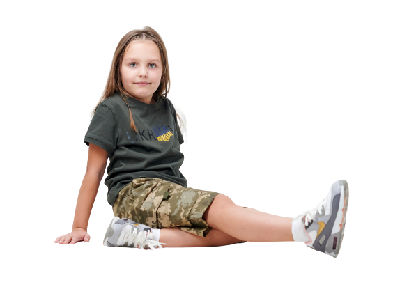 Дитячі камуфляжні шорти ARMY KIDS RANGER камуфляж Піксель 104-110 23-617 фото