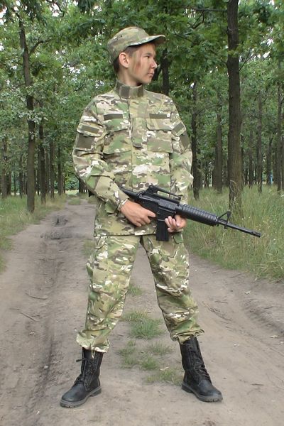 Ботинки Берцы НАТО демисезонные кожаные цвет черный 11-10 фото