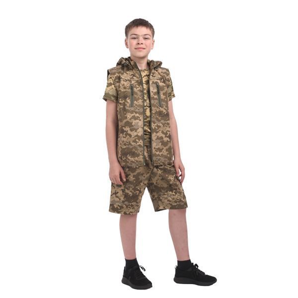 Жилет детский ARMY KIDS Скаут камуфляж Пиксель 104-110 23-517 фото
