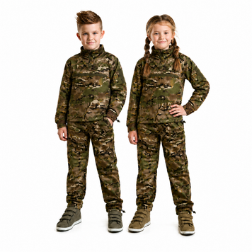 Дитячий камуфляжний костюм ArmyKids Хижак Мультикам 116 23-205 фото