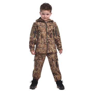 Дитячий теплий камуфляжний костюм ArmyKids Скаут Soft-Shell Очерет 116-122 21-4730 фото
