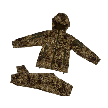 Детский теплый камуфляжный костюм ArmyKids Скаут Soft-Shell Камыш 116-122 21-4730 фото