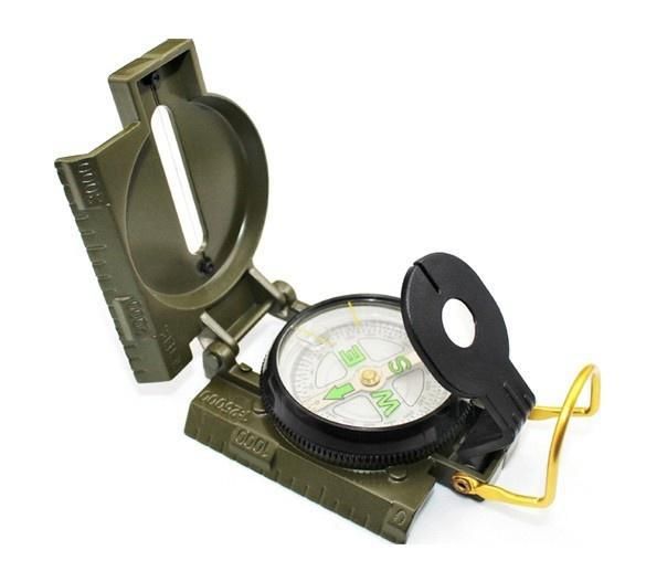 Функциональный компас цвет армейский зеленый 17-105 фото