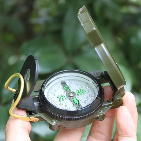 Функциональный компас цвет армейский зеленый 17-105 фото