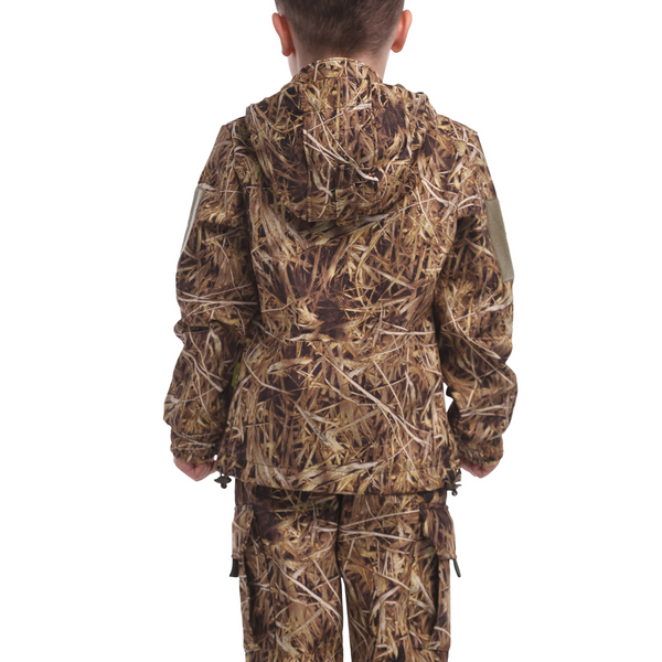 Дитячий теплий камуфляжний костюм ArmyKids Скаут Soft-Shell Очерет 116-122 21-4730 фото