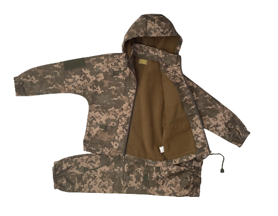 Костюм подростковый ARMY KIDS ПИЛОТ теплый камуфляж пиксель рост 164-170 см 21-247ТБ фото