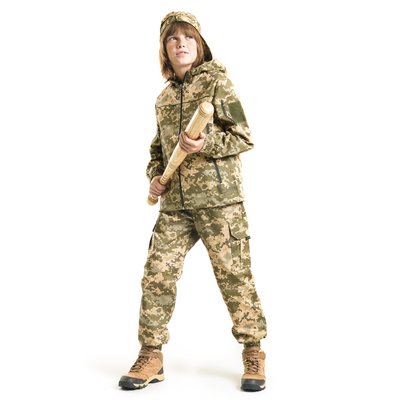 Дитячий камуфляжний костюм ARMY KIDS Скаут камуфляж Піксель 104-110 18-4707 фото