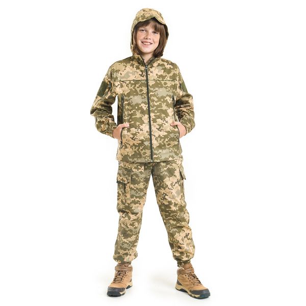 Дитячий військовий костюм ARMY KIDS Скаут камуфляж Піксель 18-4707 фото
