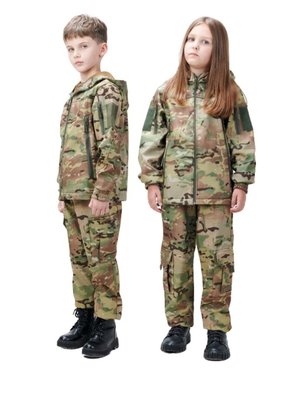 Children's suit ARMY KIDS Scout Soft-Shell warm camouflage Multicam 164-170