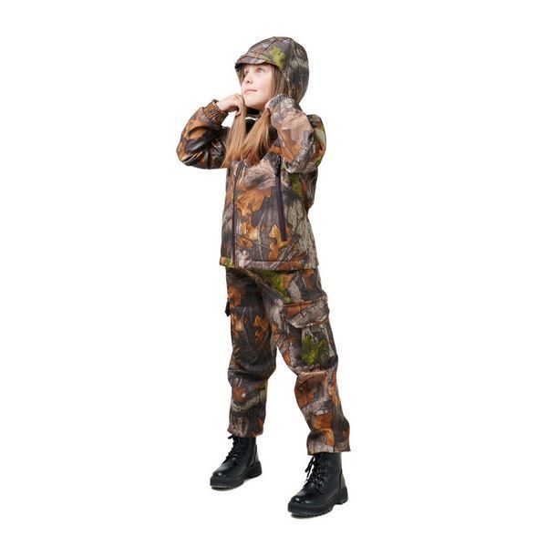 Тёплый детский костюм ArmyKids Скаут Soft-Shell Дубок 116-122 21-4731Т фото
