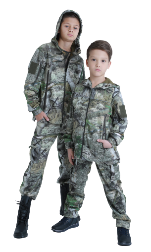 Камуфляжний костюм дитячий ARMY KIDS теплий Скаут StormWall PRO колір Секвойя 116-122 21-4700 фото