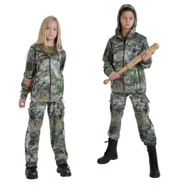 Камуфляжний костюм дитячий ARMY KIDS теплий Скаут StormWall PRO колір Секвойя 116-122 21-4700 фото