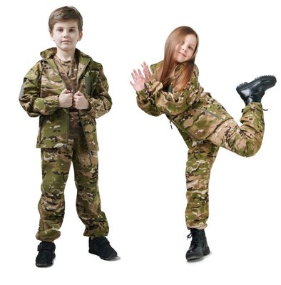 Костюм камуфляжный детский ARMY KIDS PILOT для мальчиков с капюшоном камуфляж МУЛЬТИКАМ 21-245 фото
