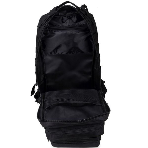 Рюкзак штурмовий воєнний колір чорний 20 л 2128 фото