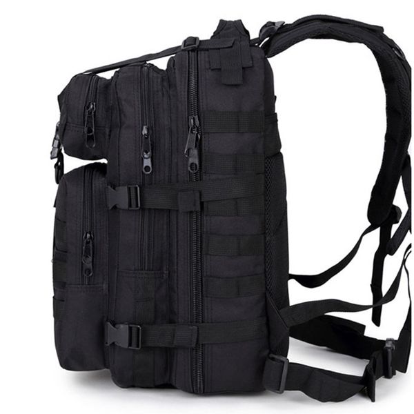 Рюкзак штурмовий воєнний колір чорний 20 л 2128 фото