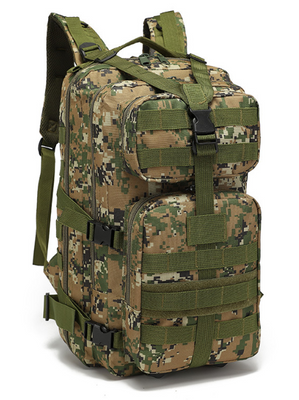 Рюкзак штурмовой военный тактический камуфляж зеленый Пиксель 20 л 2133 фото